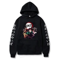 anime demon slayer mens hoodies harajuku sweatshirts loose hip hop pullover mens clothes
