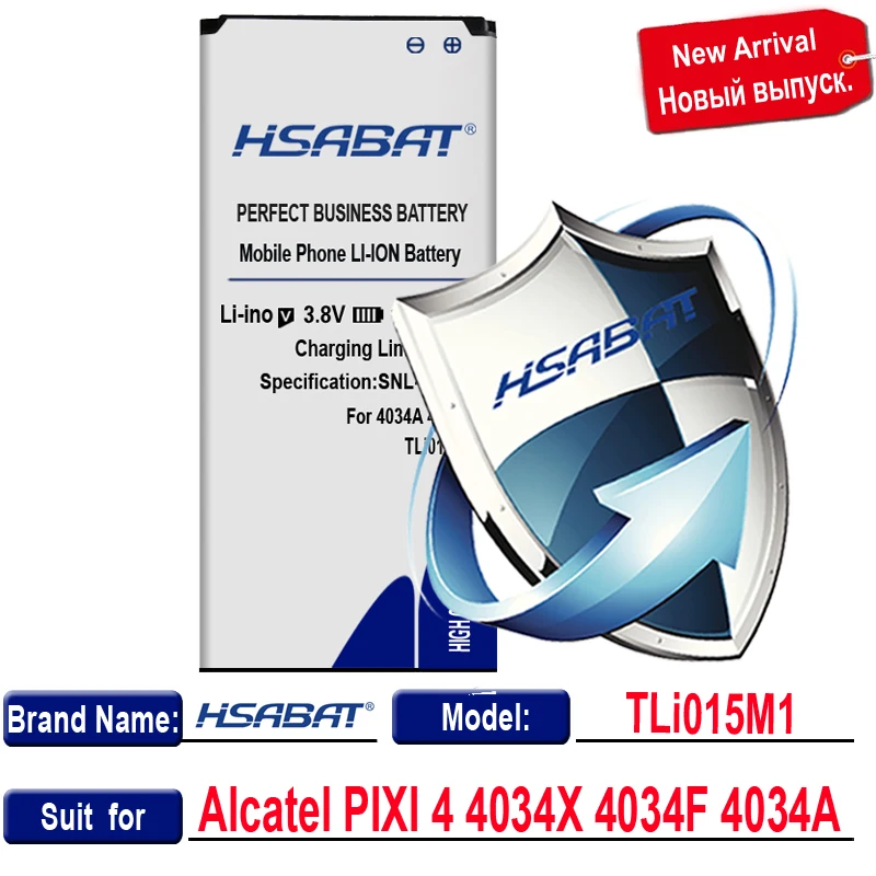 Аккумулятор HSABAT 1980 мАч TLi015M1 для Alcatel PIXI 4 4034X 4034F 4034A|battery for alcatel|battery foralcatel pixi battery |