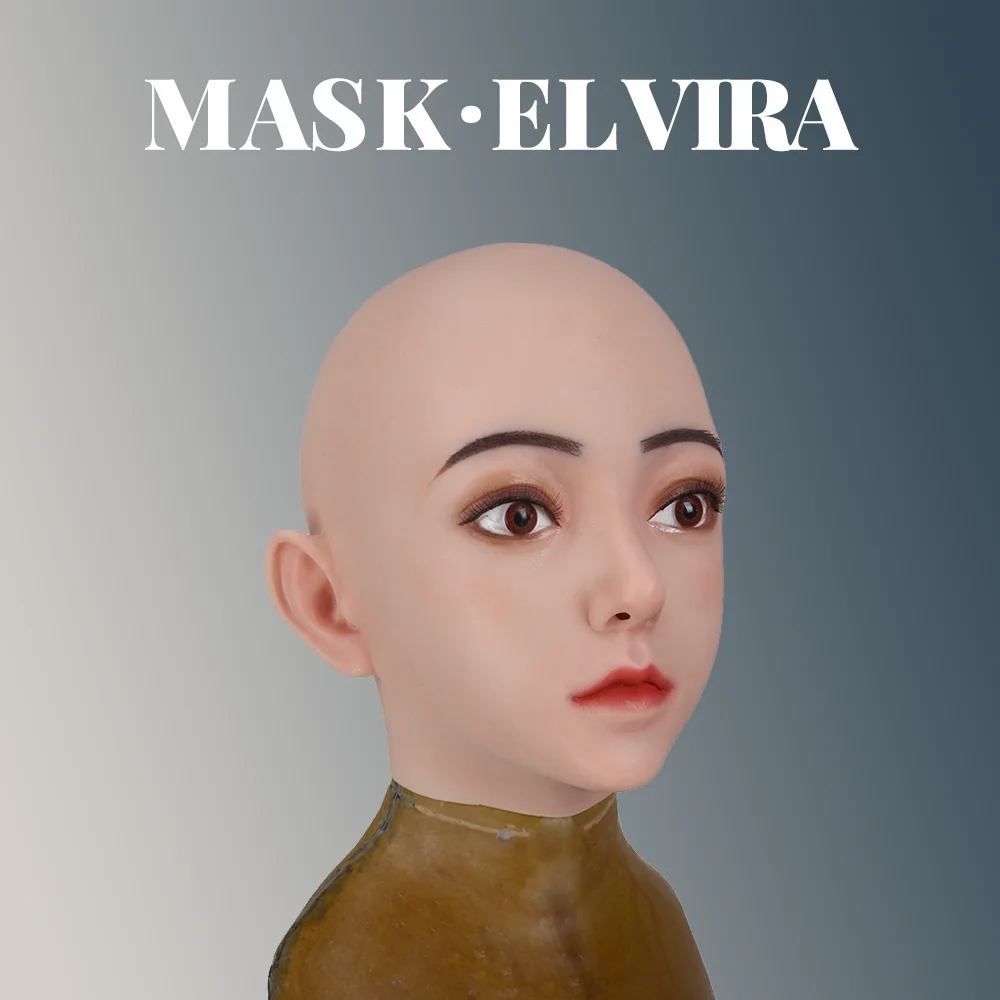 SHMCOFE Elvira Женская Силиконовая Маска Реалистичные головные уборы для Хэллоуина