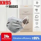 FFP2 маска KN95 для взрослых 5 слоев Тканевая маска для лица маска с активированным углем KN95 респиратор защитная маска для лица Пылезащитная маска KN95
