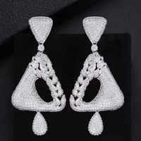 larrauri 2020 deluxe trendy dangle drop fashion jewelry earrings geometric earrings drop dubai african wedding big earrings
