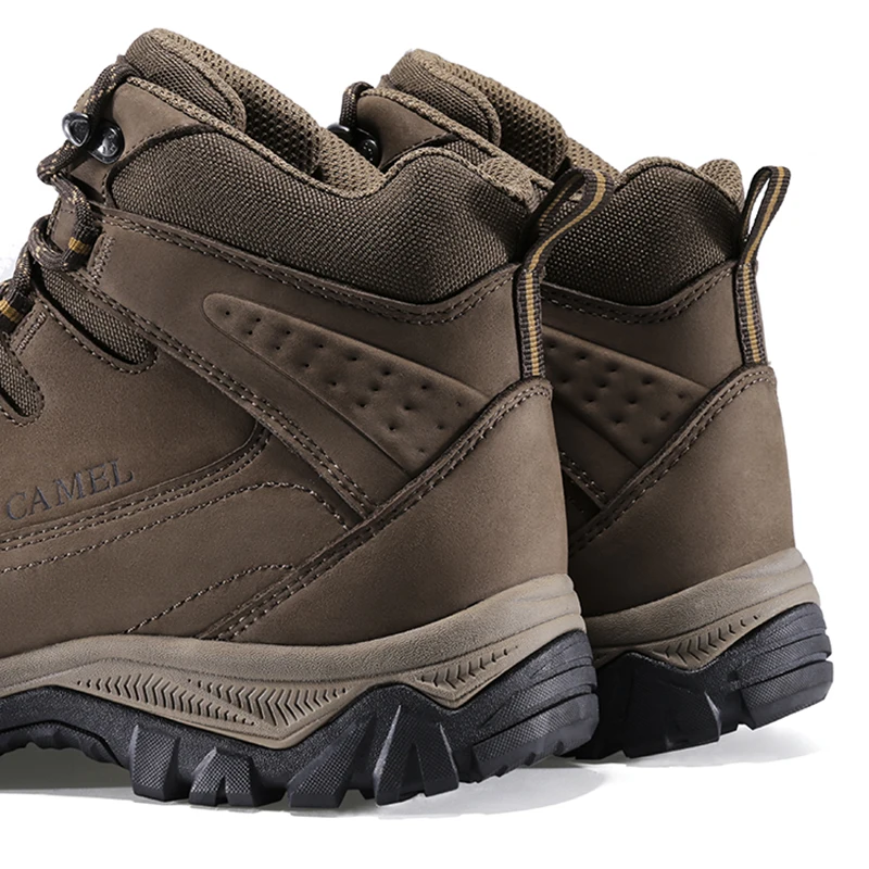Camel Outdoor Men Hiking Shoes Autumn Winter New Fashion Non-slip Wear-resistant Mountain Climbing Trekking Boots Tactical
