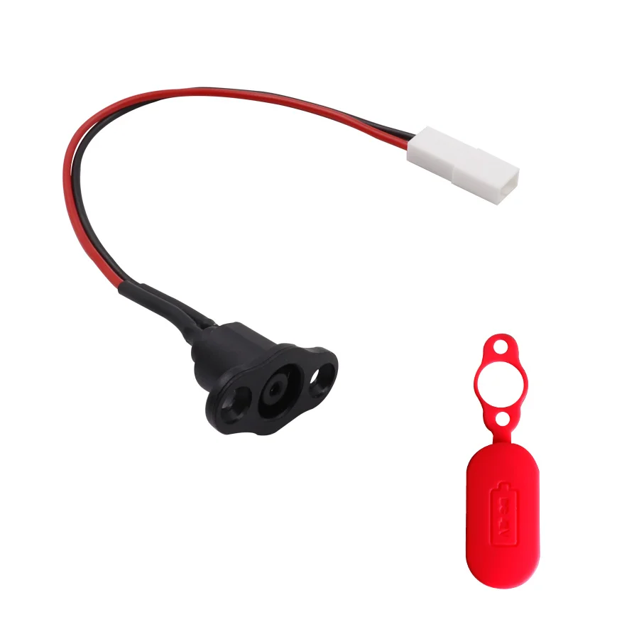 

Power Charger Charging Line Interface Hole Cap For Xiaomi Mijia M365 Electric Scooter Dust Plug Cap with Charging Cord Cable