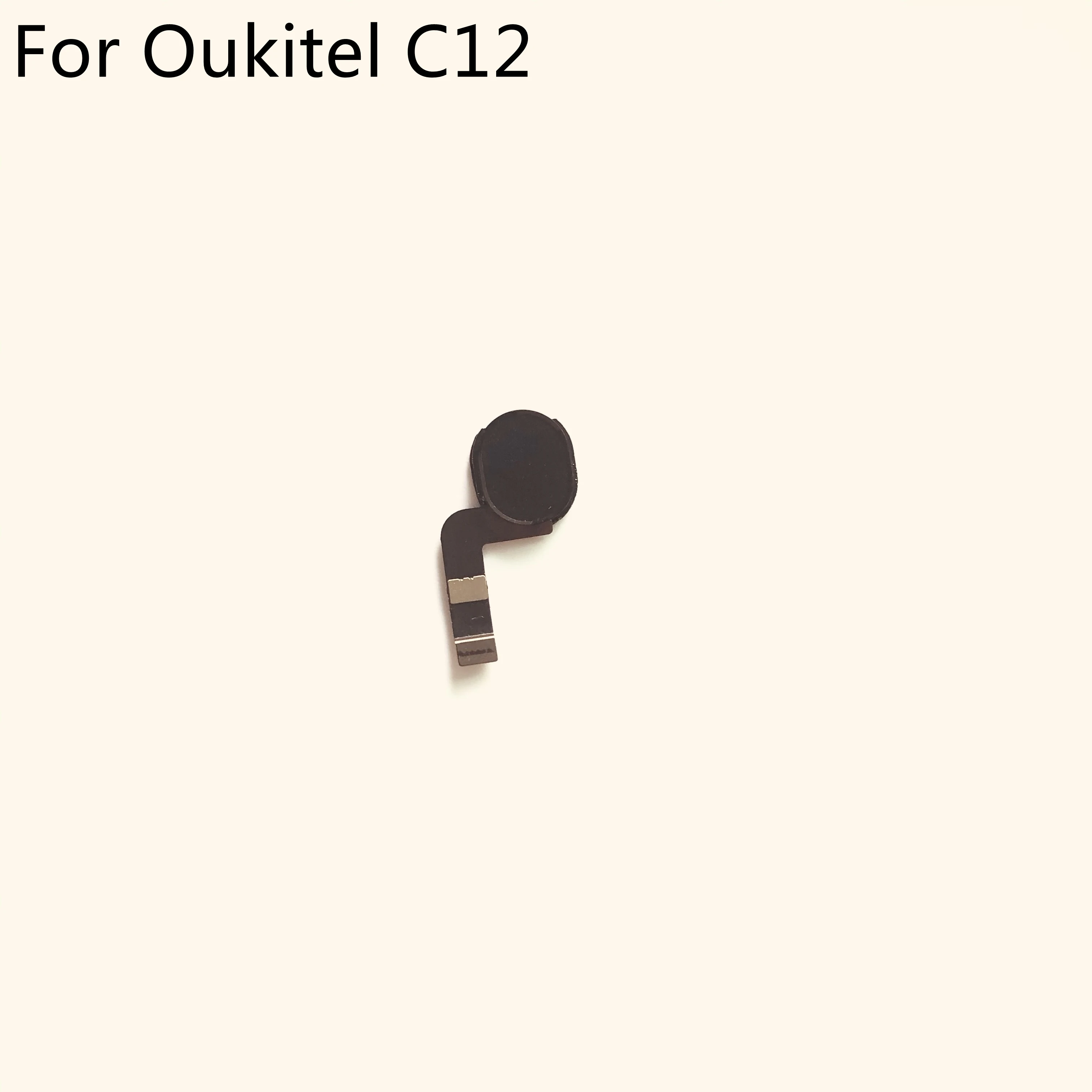 Oukitel C12 Высококачественная кнопка датчика отпечатков пальцев с гибким кабелем FPC для Oukitel C12 MT6580 6,18 