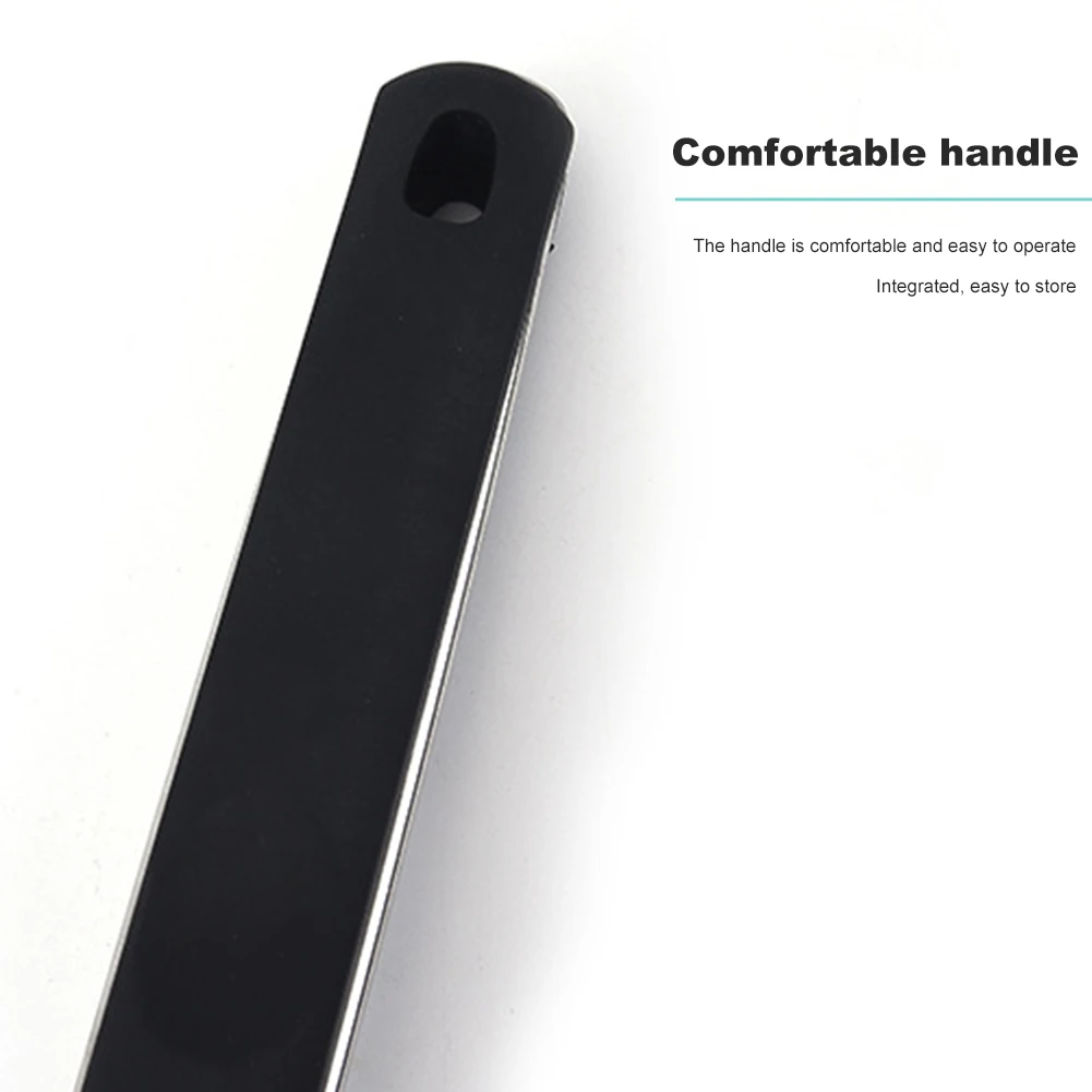 Лопатка для пиццы из нержавеющей стали антипригарная круглая разделочная доска