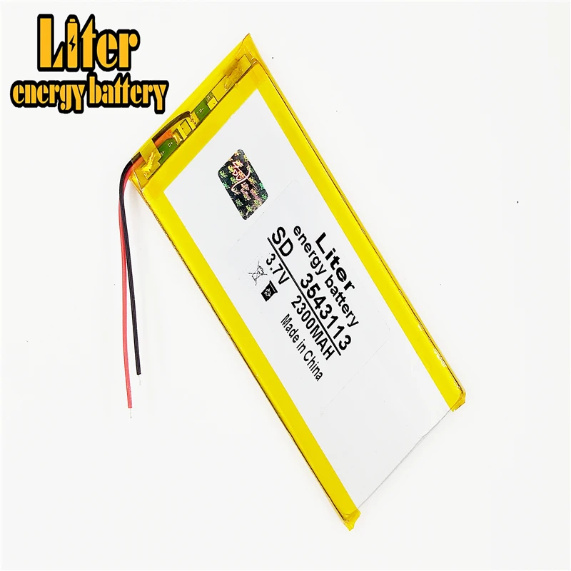 3543113 3 7 V 2300mah литий полимерный аккумулятор планшета с защитной доской для PDA