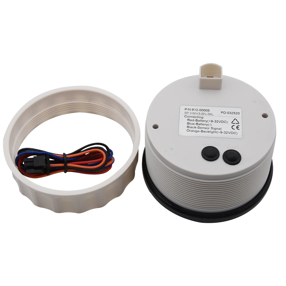 Новый 85 мм Тахометр Морской с ЖК дисплеем 3000 4000 6000 8000 об/мин датчик тахометра M16