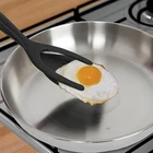 2 в 1 антипригарный пищевой зажим многофункциональный шпатель для яиц кухонный жареный точильный щипцы Щипцы Зажим кухонный гаджет