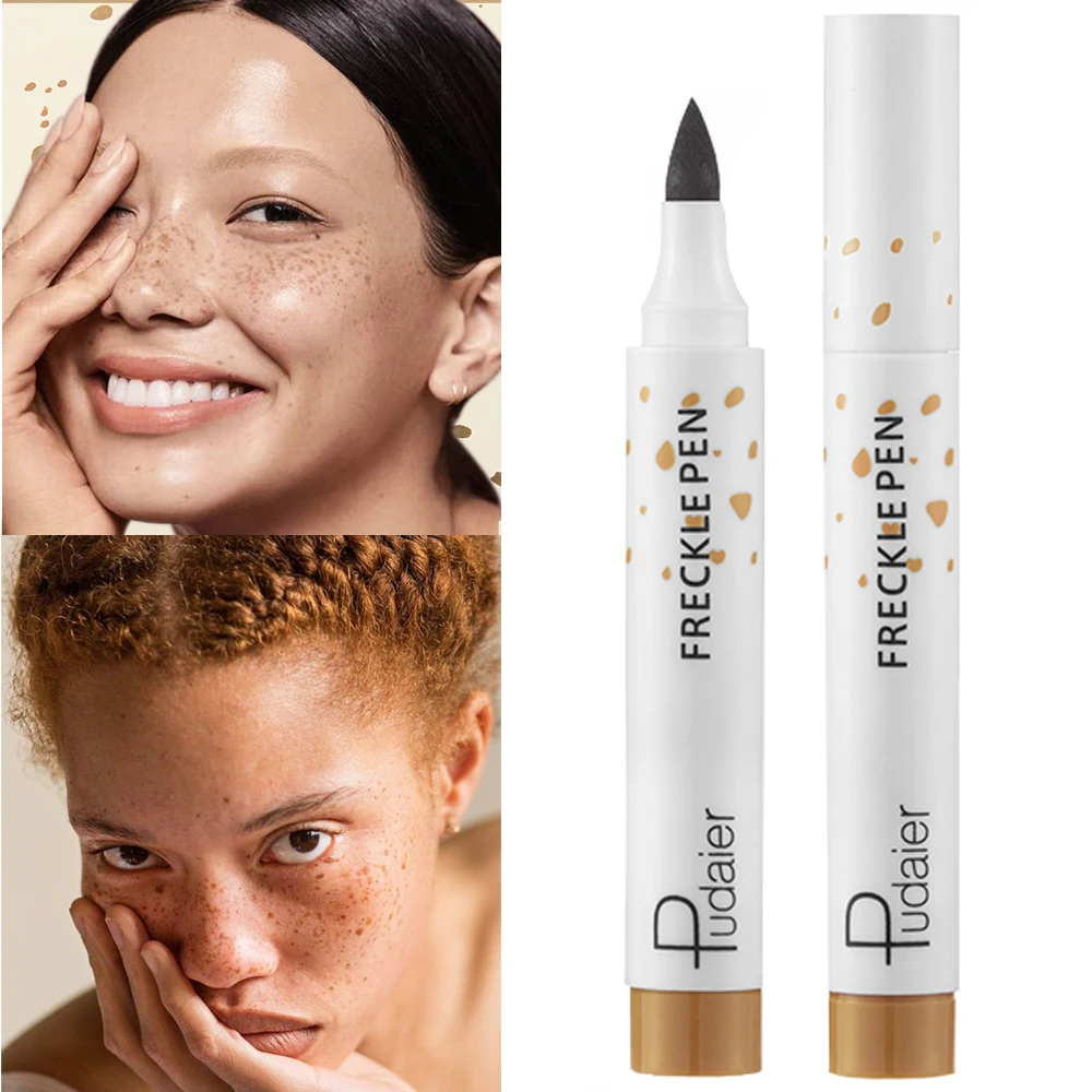 

Natural Freckle Pen Soft Brown Freckle Pen Makeup Waterproof Dot Spot Pen Create Face Makeup Artificial Freckles Concealer