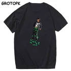 Винтажные мужские футболки рэп Die Lit Playboi Carti, футболка в стиле хип-хоп с принтом музыки и рэпера, хлопковые футболки для мужчин и женщин, футболка с коротким рукавом