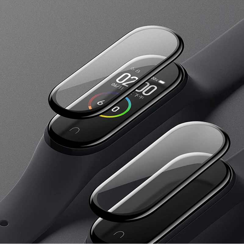 Защитная пленка для ремешка Mi Band 4 Взрывозащищенная/устойчивая к царапинам из