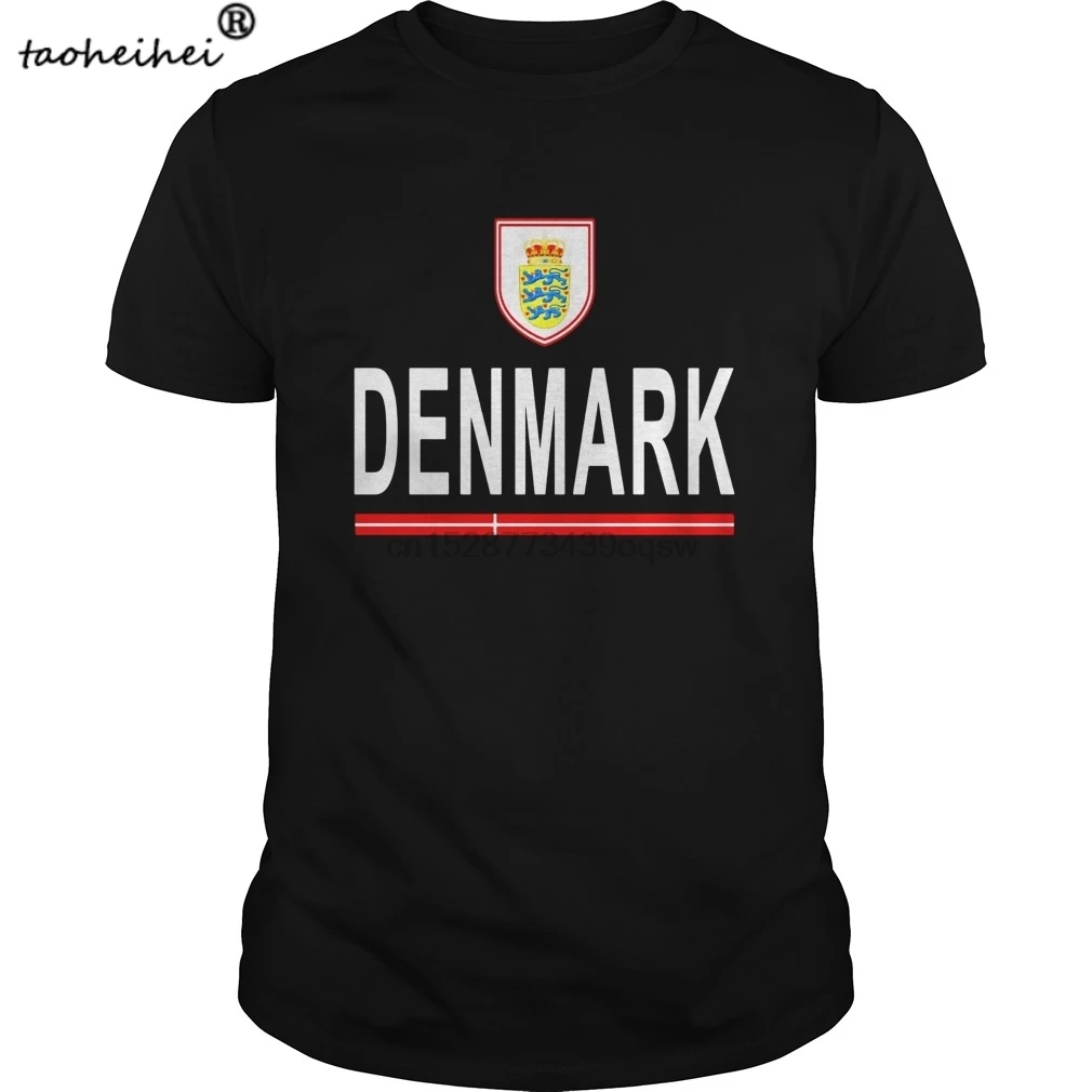 Мужская футболка Дания для футбола-датский дог Ретро крутая с принтом футболки