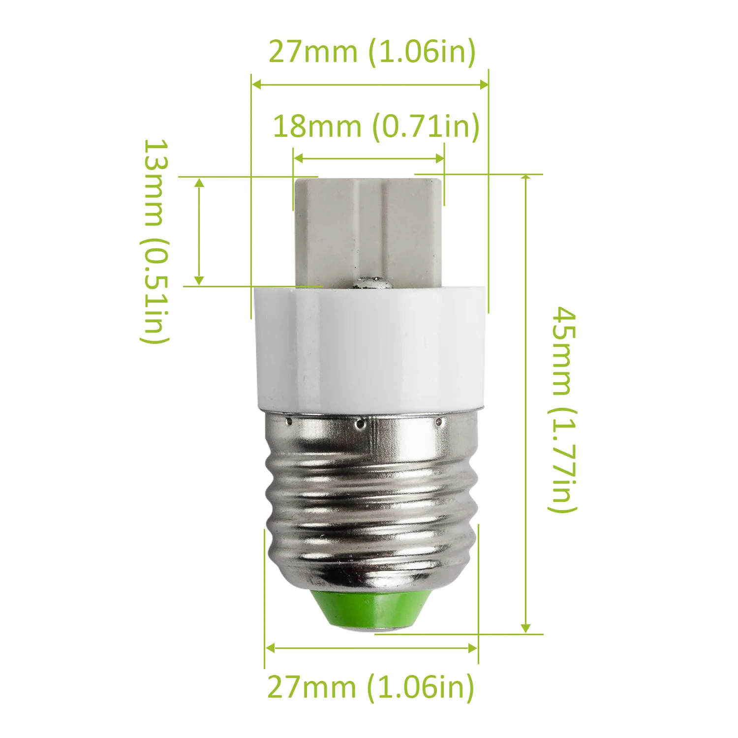

E27 TO G9 Adapter Conversion Socket High Quality FIreproof Material G9 Socket Base Adapter Lamp Holder 10pcs/lot