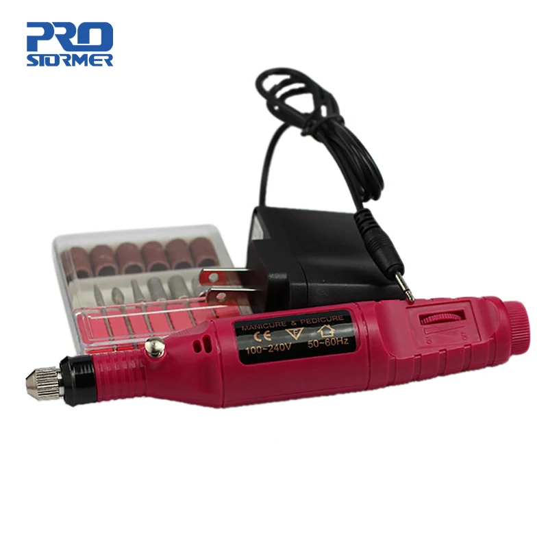 1 набор 6 бит электрическая дрель для ногтей профессиональная инструменты