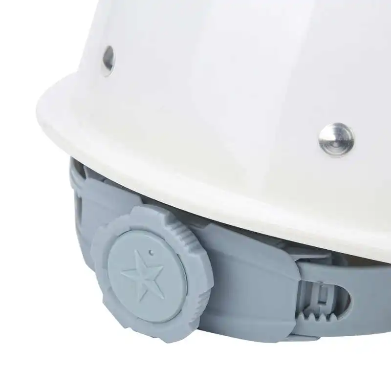 

Industrial Helmet with Breathable Holes Protective Hard Hat White for Worker Outdoor Construction Climbing
