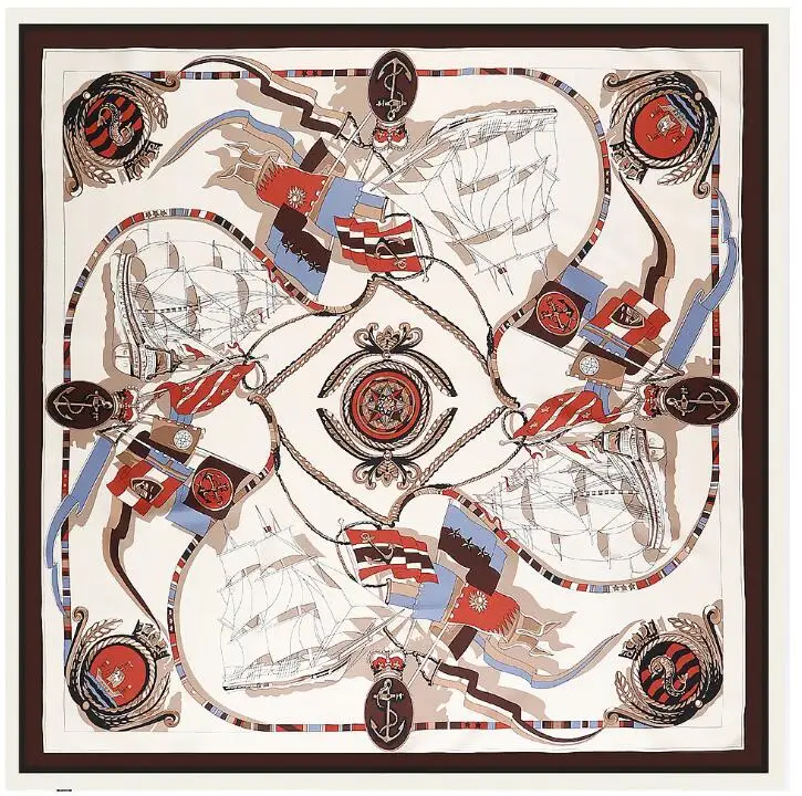 Платок женский Шелковый большой 2020 см 130 |