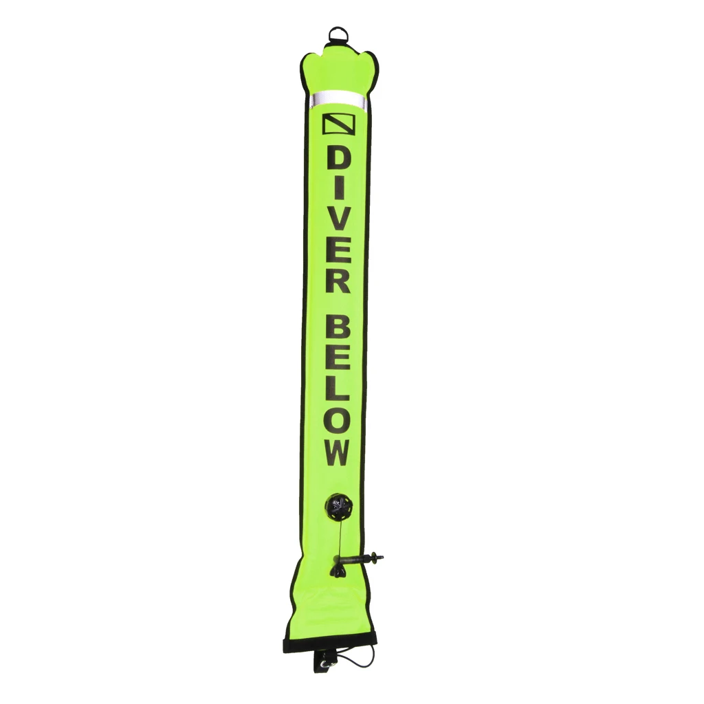 

6ft Diving SMB Surface Marker Buoy Sausage Signal Tube Diver Below Floats
