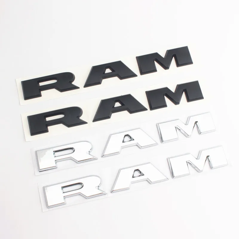 Авто аксессуары корпус автомобиля ram надпись-логотип эмблема дверь значок на крыло наклеивающиеся Переводные картинки для детей Dodge ram 1500