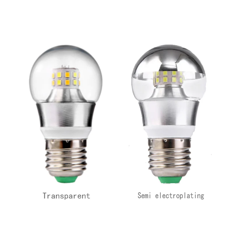 110 v-220 V E27 5W G45 плакированная отражательная лампа с гальваническим покрытием новая горячая распродажа светодиодных ламп Волшебная бобовая лампа