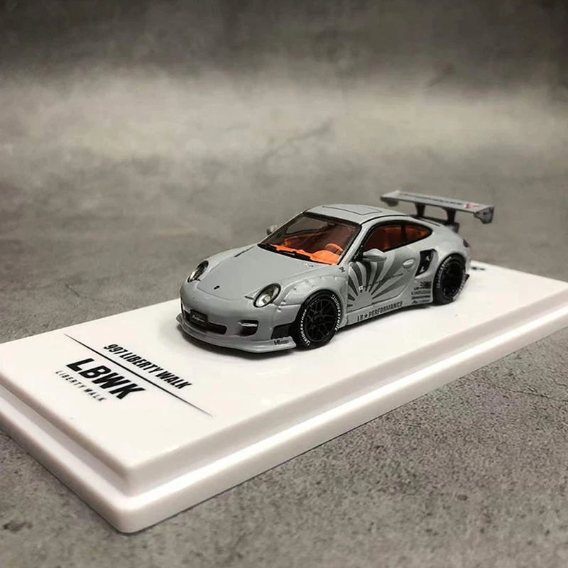 

INNO 1:64 Model Car RWB 997 LIBERTY WALK Alloy Die-cast Vehicle - Matte Grey