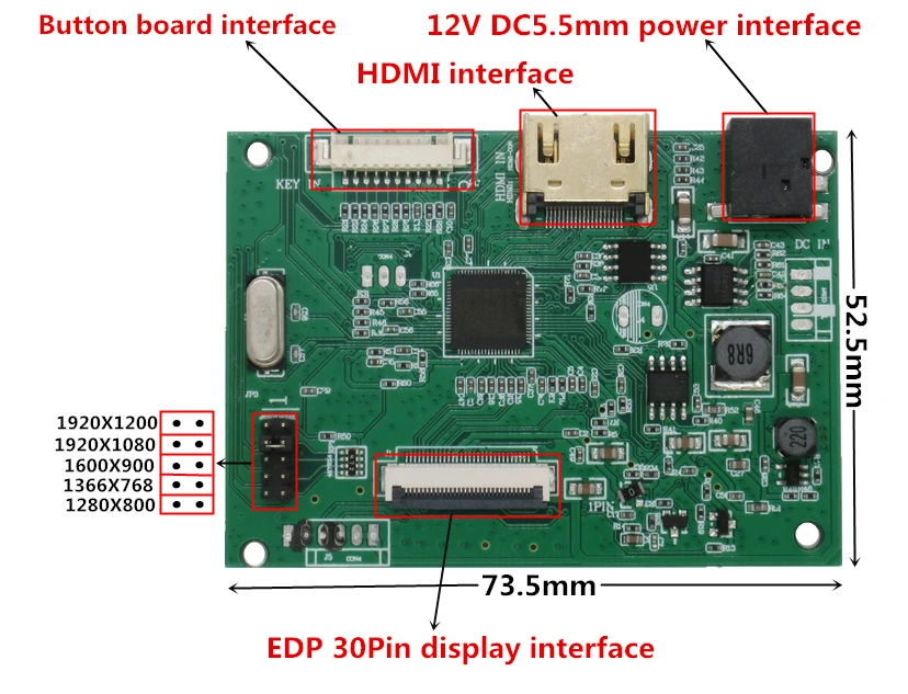 11 6 дюймовый для Raspberry Pi Banana/Orange Mini компьютер ЖК-экран монитор с платой управления