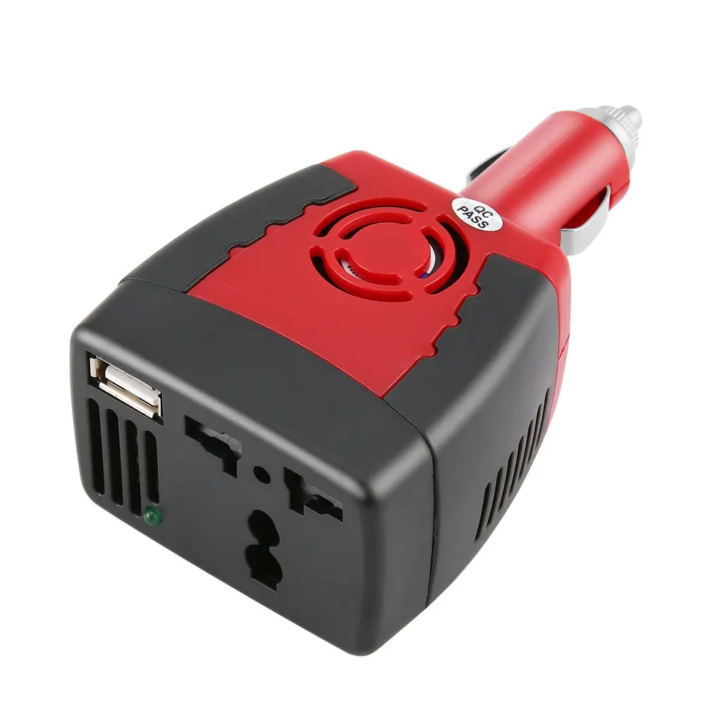 1pcs DC 12V input voltage and AC 220V output 150W car power inverter with USB port Top Sale | Обустройство дома
