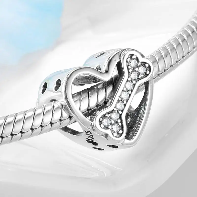 Модные ювелирные изделия из стерлингового серебра 925 пробы с изображением