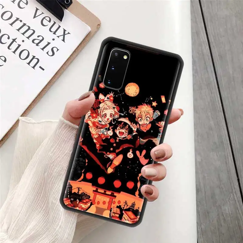 

Anime Bound Hanako Kun Black Tpu Capa For Samsung Galaxy S10 S9 S20 Ultra 5G S20 Plus Note 20 9 10 Lite Cases Soft Coque