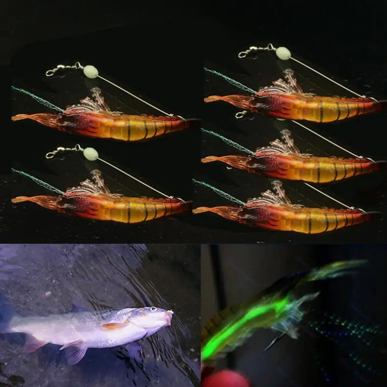 5 шт./лот Серебристые мягкие креветки приманка для рыбалки|lure soft|lure bikinishrimp wholesale |