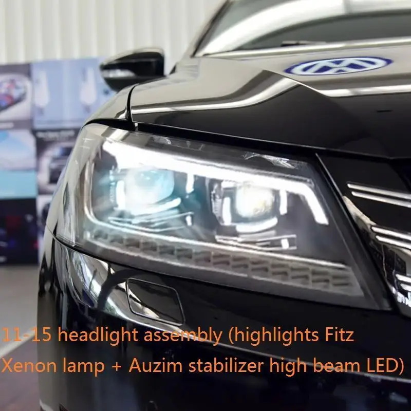 Ходовые части фары лампа Neblineros Led Para авто освещение 11 12 13 14 15 для Volkswagen Passat|Фара в