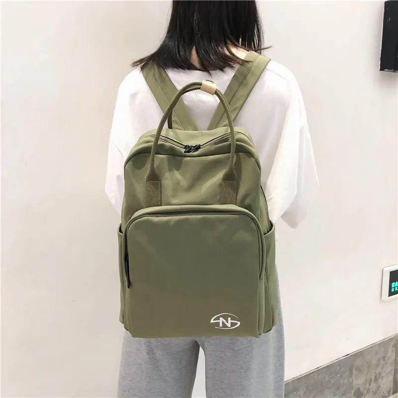 

Fashion New Waterproof Nylon Backpack For Women Multi Pocket Travel Backpacks Female School Bags For Teenage Girls Book Mochilas