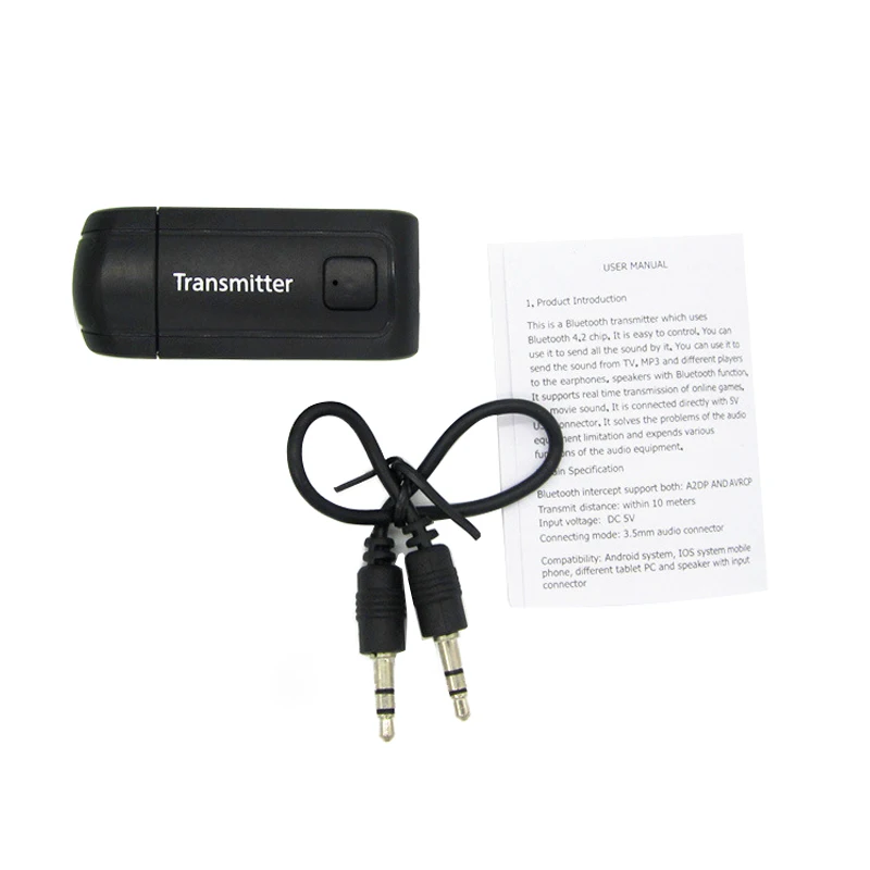 

Wireless Bluetooth Transmitter For TV Phone PC Y1X2 Stereo Audio Music Adapter O.26