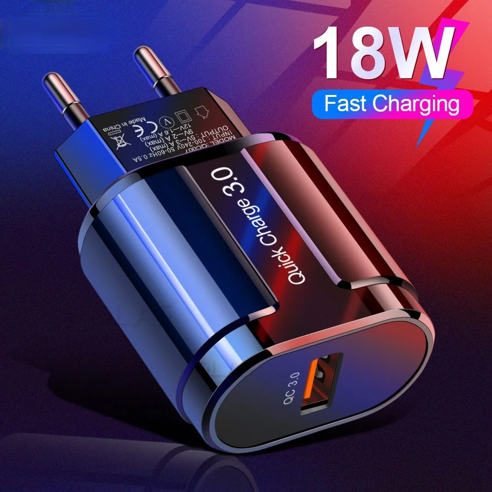 

TPST Quick Charge 3.0 2.0 USB Charger For iPhone Xiaomi Samsung Huawei QC3.0 QC Fast Charing Turbo Wall Mobile Phone Charger