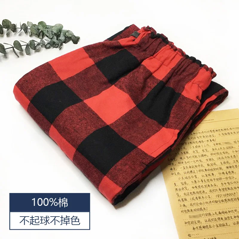 Утепленные зимние 100% хлопок пижамные штаны для мужчин модные женские спортивные