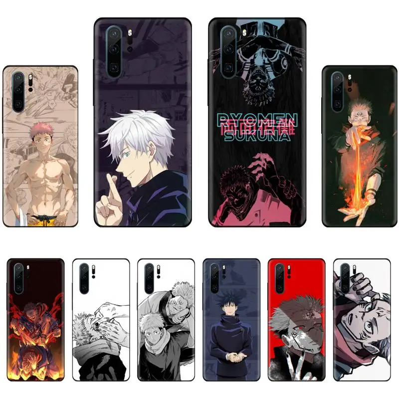 

Jujutsu Kaisen Phone Case For Huawei P40 P20 P30 lite Pro P Smart 2019 Mate 40 20 10 Lite Pro Nova 5t