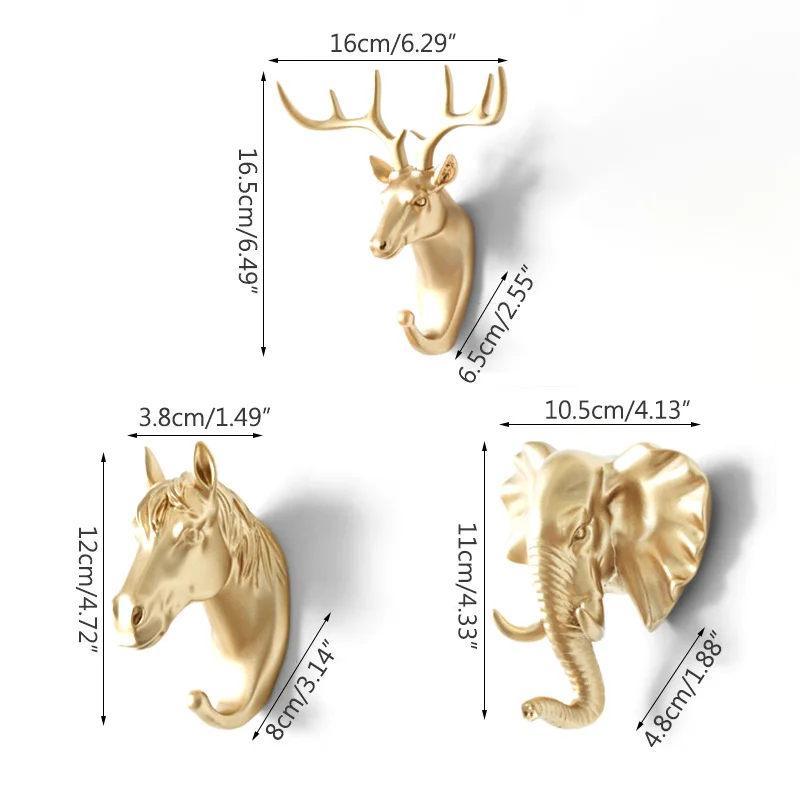 

Creative Wall Hook Home Decoration Accessories American Hanging Hook Holder Wall Home Hook Decorative Hooks