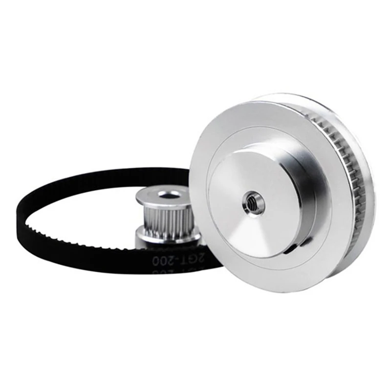 

GT2 Timing Pulley Belt 20Teeth 60Teeth 5mm Reduction 1:3 Belt Width 6mm for 3D Printer Accessories