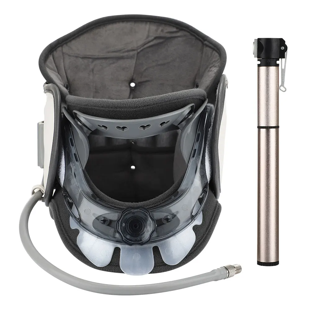 Устройство для вытяжки шеи с помощью воздушного насоса регулируемое Надувное