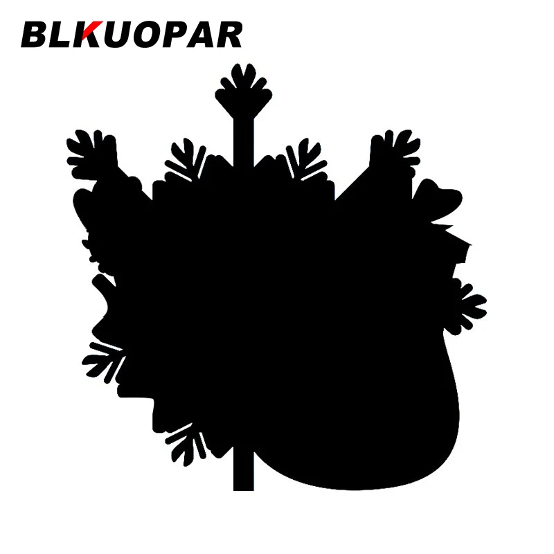 

BLKUOPAR подарок Санта-Клаус, снежинка, наклейки, мотоциклетный шлем, доска для серфинга, водонепроницаемая, окклюзия, царапины, автомобильные а...
