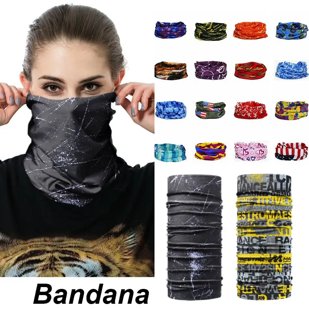 Шейный Платок для мужчин и женщин Солнцезащитный ошейник гетра бандана шарф