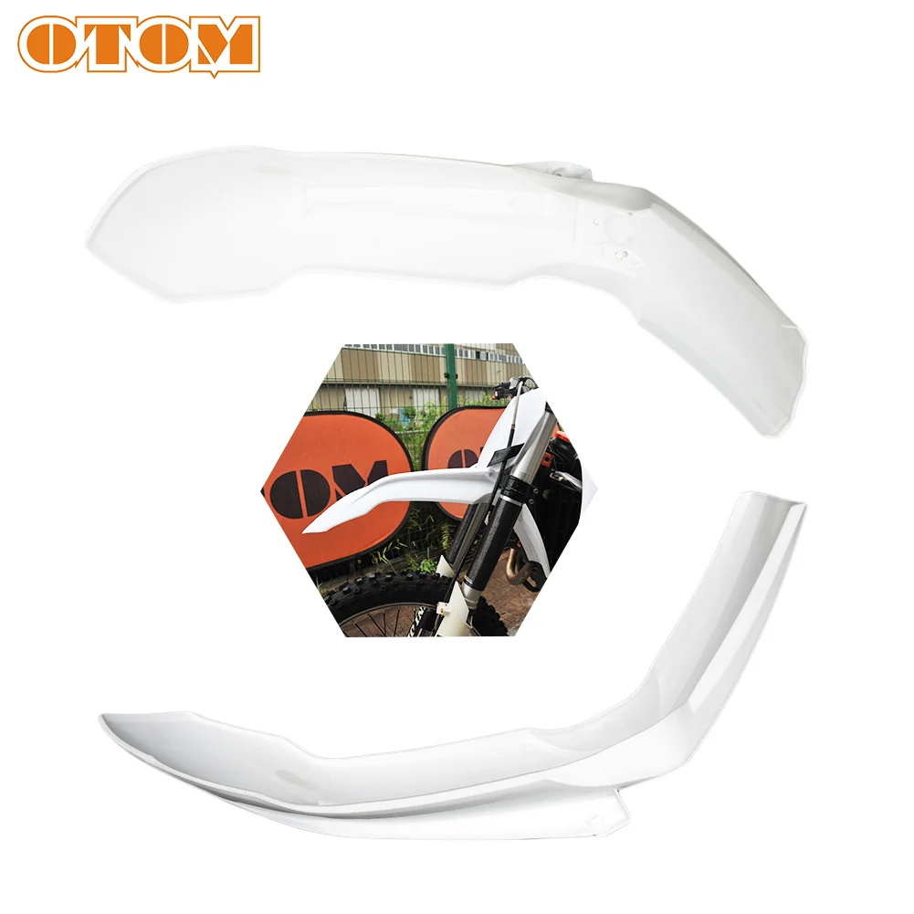 Брызговик OTOM для мотоцикла переднее и заднее крыло пластиковый корпус