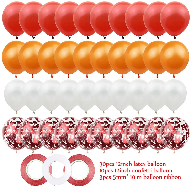 43 шт./компл. лента конфетти гелиевые шары из латекса тема Декор поставки детские