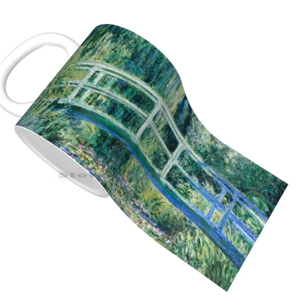 Водные лилии и Японский мост керамические кружки Клода чашки для кофе кружка