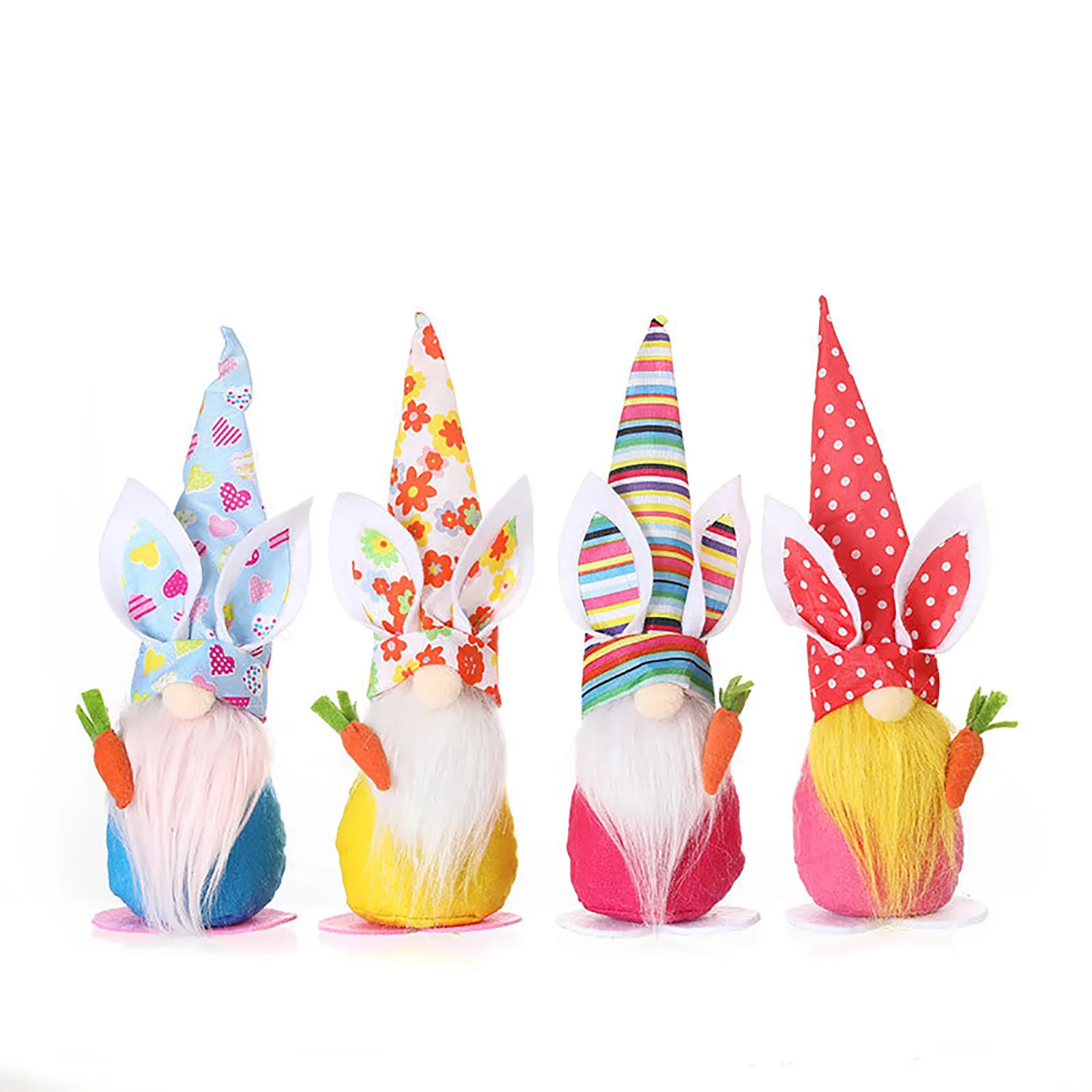 Праздничный Безликий гном красочный шар украшение плюшевые искусственные