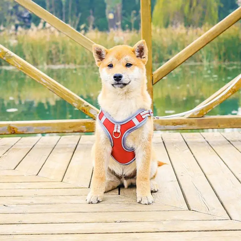 

Dog Harness Vests Pet Vest Small Medium Large Pets No Pull Adjustable Reflective Breathable Light Vest-Style Chests Straps