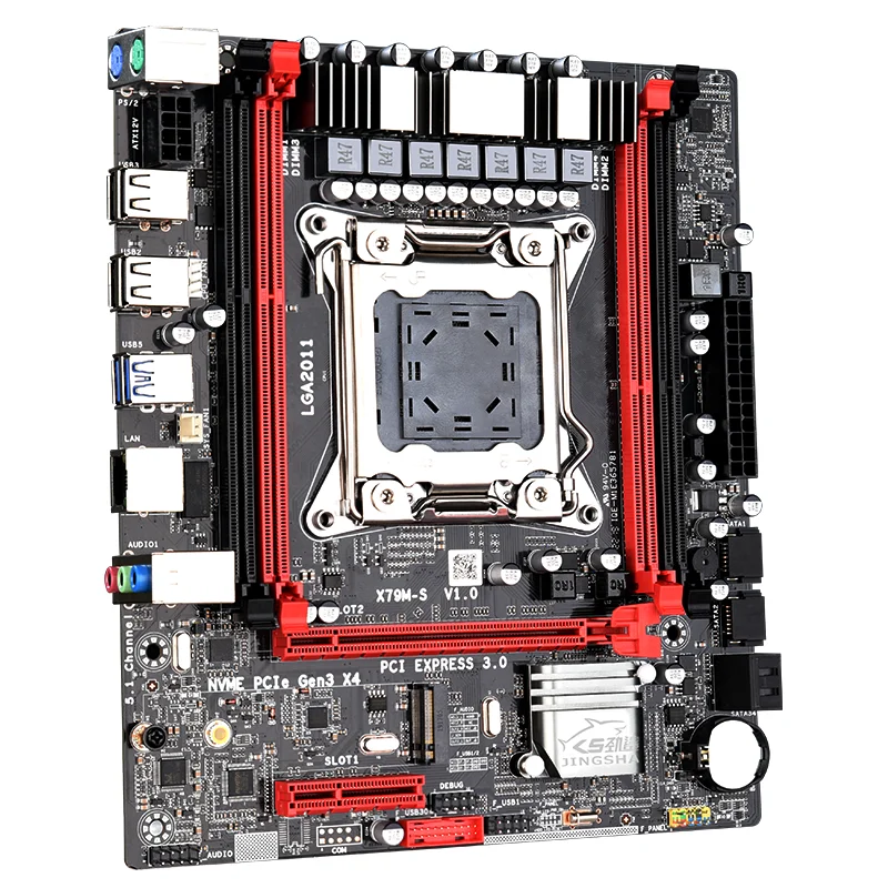 Kaufen JINGSHA X79 Motherboard Xeon E5 2650v2 LGA 2011 4Pcs X 8GB = 32GB 1600 DDR3 ECC REG Speicher Usb3.0 Sata 3,0