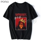 Известный B.I.G. Черная Мужская футболка Biggie Smalls, футболка в стиле хип-хоп, новые хлопковые Модные мужские футболки высокого качества, Повседневная футболка