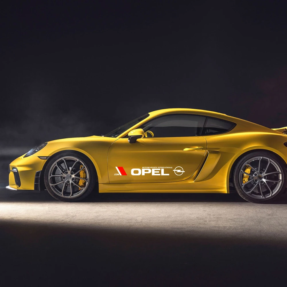 2 шт. Автомобильная эмблема дверная боковая наклейка креативные наклейки для