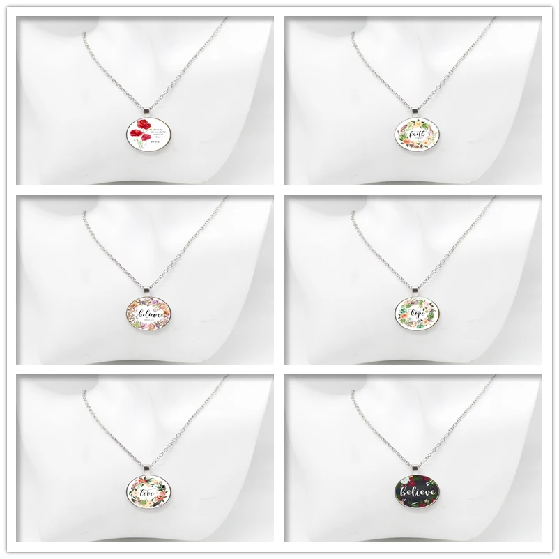 

New Job 37:14 Consider The Wonderful Deeds of God Bible Scripture Nursery Scripture Necklace Pendant Religious Christian