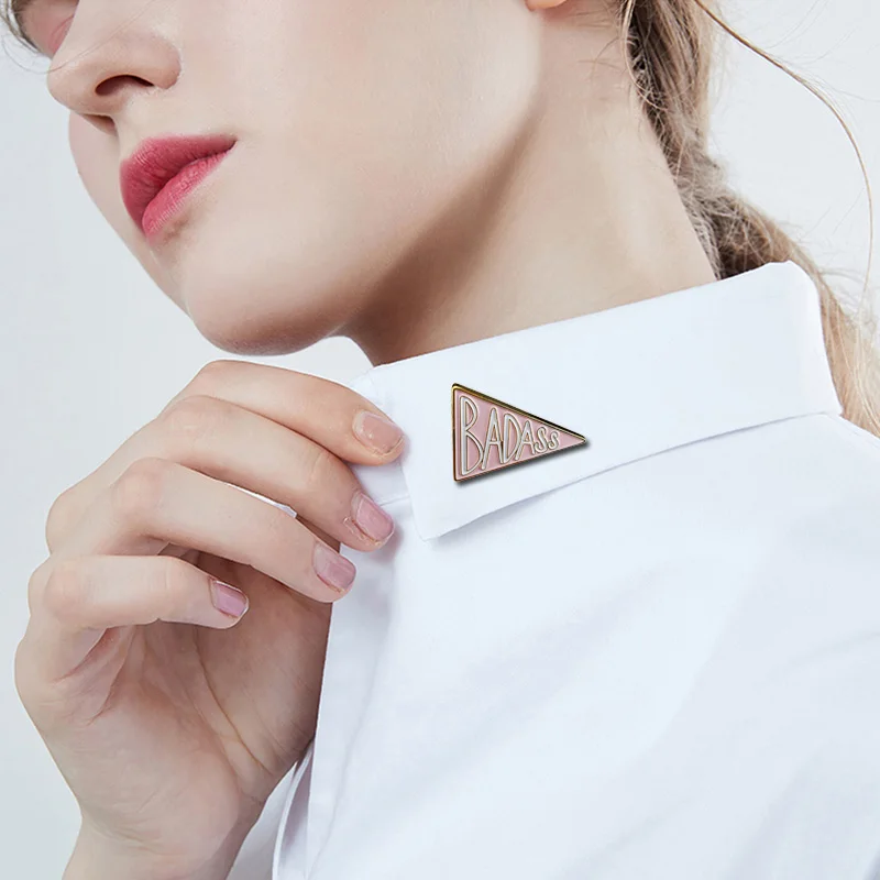 Badass pin праздновает положительные сильные стороны женщины отличный подарок для